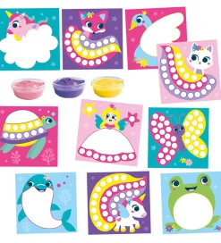 SES Creative Maling|Kreasæt|Fingermaling - Min Første - Fantasi figurer