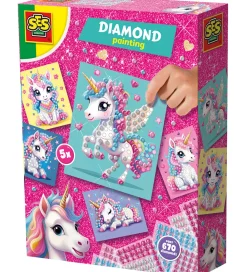 SES Creative Kreasæt|Kreasæt - Diamantmosaik - Enhjørning