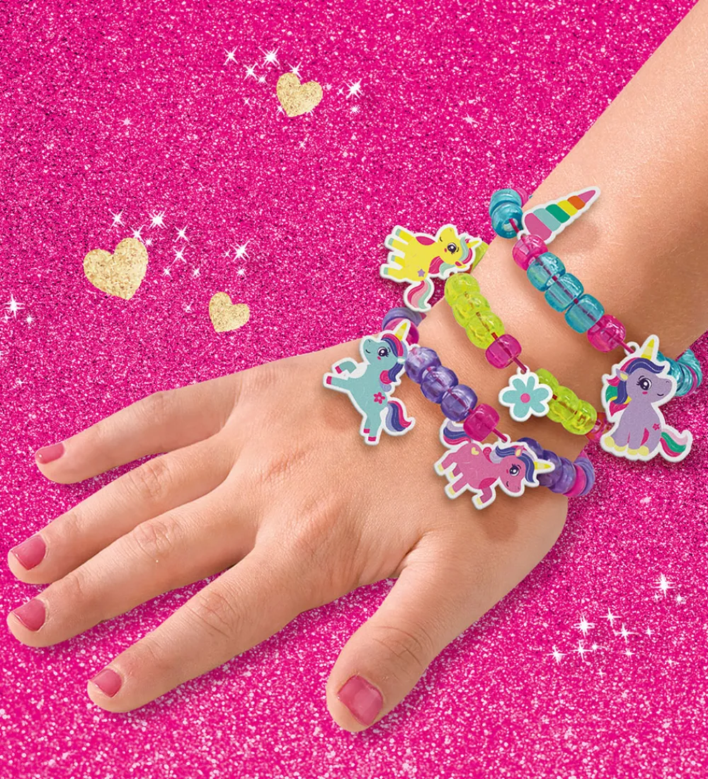 SES Creative Kreasæt|Kreasæt - Krympeplast - Enhjørning Armbånd