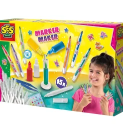 SES Creative Tuscher Og Farver>Kreasæt - Lav Dine Egne Tusser - 15 Farver