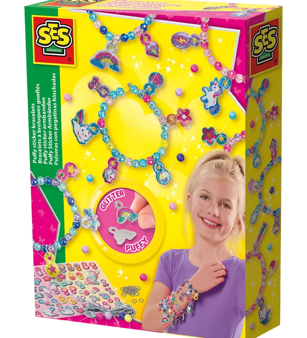 SES Creative Kreasæt>Kreasæt - Lav Dine Egne Armbånd - Puffy Stickers