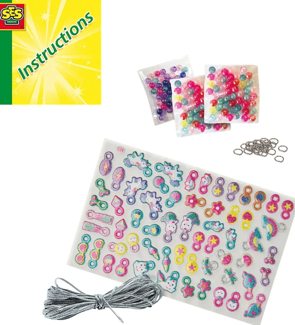 SES Creative Kreasæt>Kreasæt - Lav Dine Egne Armbånd - Puffy Stickers