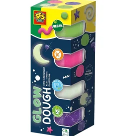 SES Creative Modellervoks|Modellervoks - 4x90g - Silkeblød Selvlysende