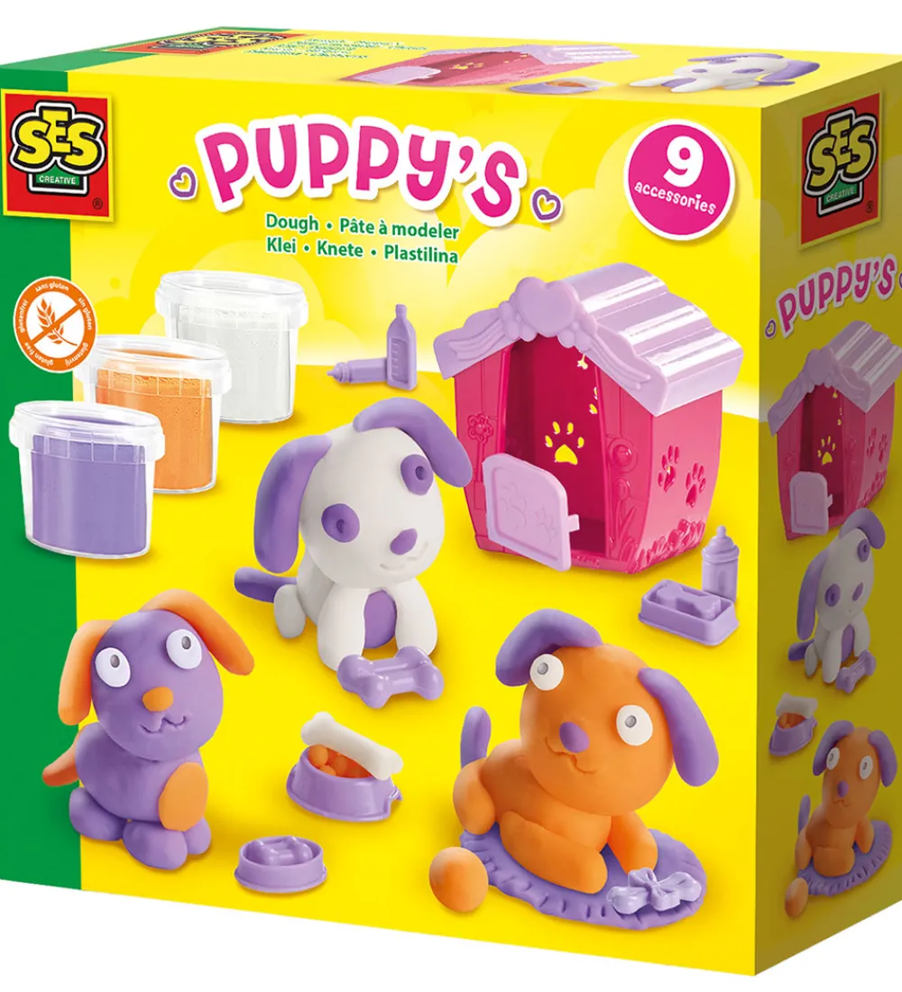 SES Creative Modellervoks>Modellervoks - Hundehvalpe