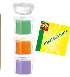 SES Creative Modellervoks|Modellervoks - 3x90gr/1x40g - FunDo Dinosaurer