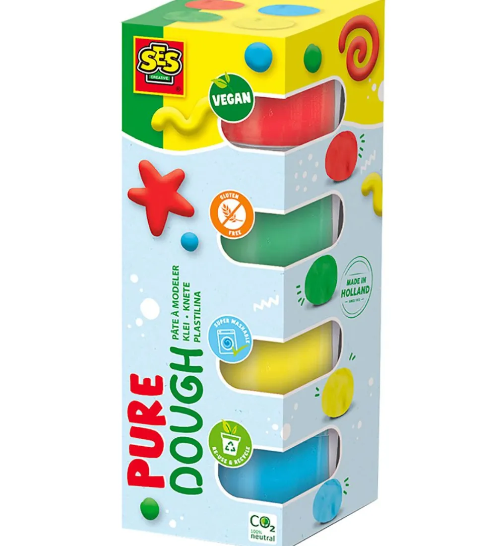 SES Creative Modellervoks|Modellervoks - 4x90 g - Pure