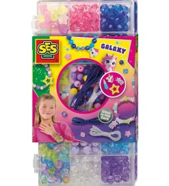 SES Creative Kreasæt>Smykkesæt - Galaxy Perler