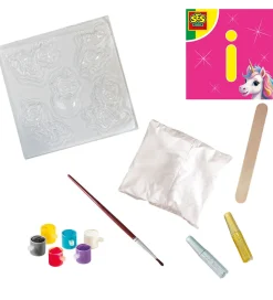 SES Creative Kreasæt>Støb & Mal - Enhjørning Babyer