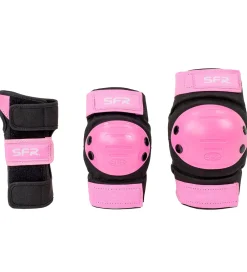 SFR Rulleskøjter|Rulleskøjter>Beskyttelsessæt - Youth Ramp Triple Pad Set - Sort/Pink