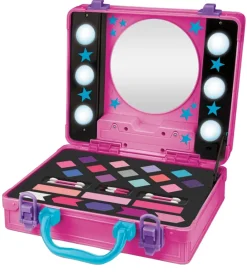 Shimmer N Sparkle Sminke|Sminkekuffert m. Lys - Pink