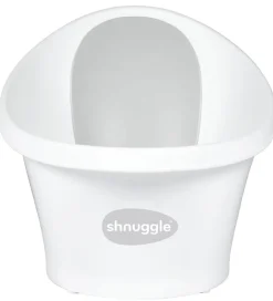 Shnuggle Badekar Og Bademåtter>Badekar - Baby - Hvid m. Grå