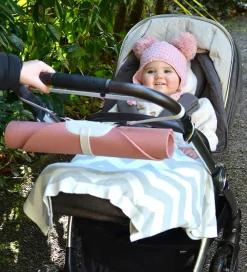 Shnuggle Puslepuder Og -Underlag|Puslemåtte - Yoga - Pink