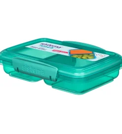 Sistema Madkasser|Madkasse - Small Split - 350 ml - Grøn/Blå