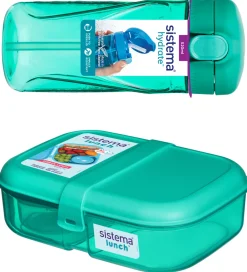 Sistema Køletasker|Madkasse m. Drikkedunk + Køletaske - Grøn