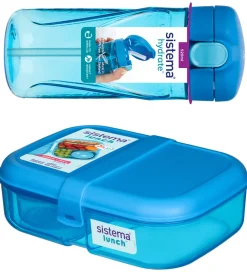 Sistema Køletasker>Madkasse m. Drikkedunk + Køletaske - Blå