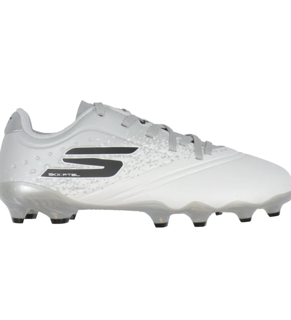 Skechers Fodboldstøvler - Græs (Fg)>Fodboldstøvler - Razor 1.5 JR TD FG - Hvid/Sølv