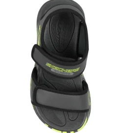 Skechers Sandaler|Blinkesko|Sandal m. Lys - Light Sola - Charcaol/Black