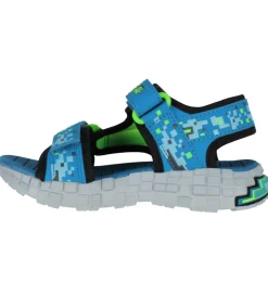 Skechers Sandaler|Sandaler - Mega Splash 4K - Sort/Blå/Grøn