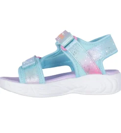 Skechers Blinkesko>Sandaler m. Lys - Unicorn Dreams - Purple Multicolor