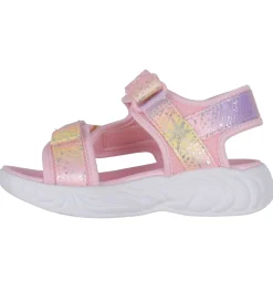 Skechers Blinkesko|Sandaler m. Lys - Unicorn Dreams - Light Pink Multi