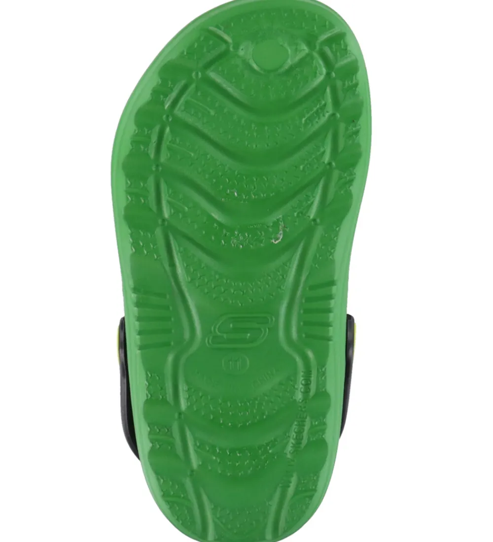 Skechers Sandaler|Blinkesko|Sandaler m. Lys - John Deere - Sort/Grøn