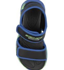 Skechers Sandaler|Blinkesko|Sandaler m. Lys - Lights Sola - Sort/Blå