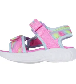 Skechers Blinkesko>Sandaler m. Lys - Dreamy Unicorns - Pink/Multi