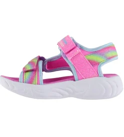 Skechers Blinkesko>Sandaler m. Lys - Unicorn Dreams - Pink/Multi