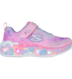 Skechers Blinkesko|Sko m. Lys - Eternal Heart Lights - Lys Pink/Multi
