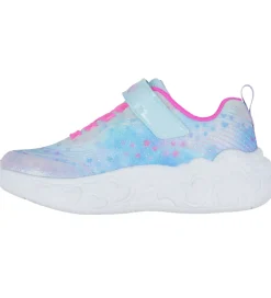 Skechers Blinkesko|Sko m. Lys - Eternal Heart Lights - Blå/Multi