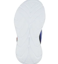 Skechers Blinkesko|Sko m. Lys - Glow Ultra - Sort/Sølv