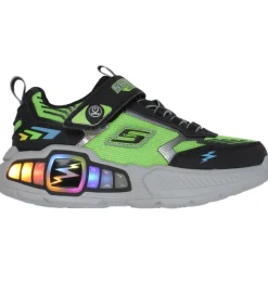 Skechers Blinkesko|Sko m. Lys - Light Storm 3 - Lime/Black
