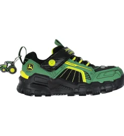 Skechers Blinkesko|Sko m. Lys - Rugged Brights - John Deere - Grøn/Sort