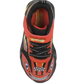 Skechers Blinkesko|Sko m. Lys - Thermo-Flash Wheel Buddies - Rød/Sort