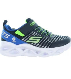 Skechers Blinkesko>Sko m. Lys - Twisty Brights - Navy/Blue