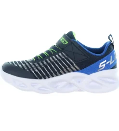 Skechers Blinkesko>Sko m. Lys - Twisty Brights - Navy/Blue