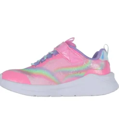Skechers Blinkesko>Sko m. Lys - Unicorn Chaser - Pink/Multi