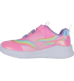 Skechers Blinkesko|Sko m. Lys - Unicorn Chaser - Pink/Multi