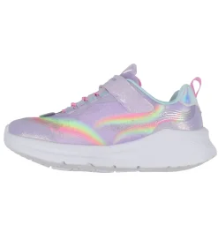 Skechers Blinkesko>Sko m. Lys - Unicorn Chaser - Lavender/Multi
