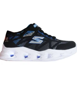 Skechers Blinkesko>Sko m. Lys - Vortex 2.0 - Black/Blue