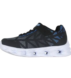 Skechers Blinkesko>Sko m. Lys - Vortex 2.0 - Black/Blue