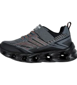 Skechers Blinkesko>Sko m. Lys - Vortex 2.0 - Black/Charcoal