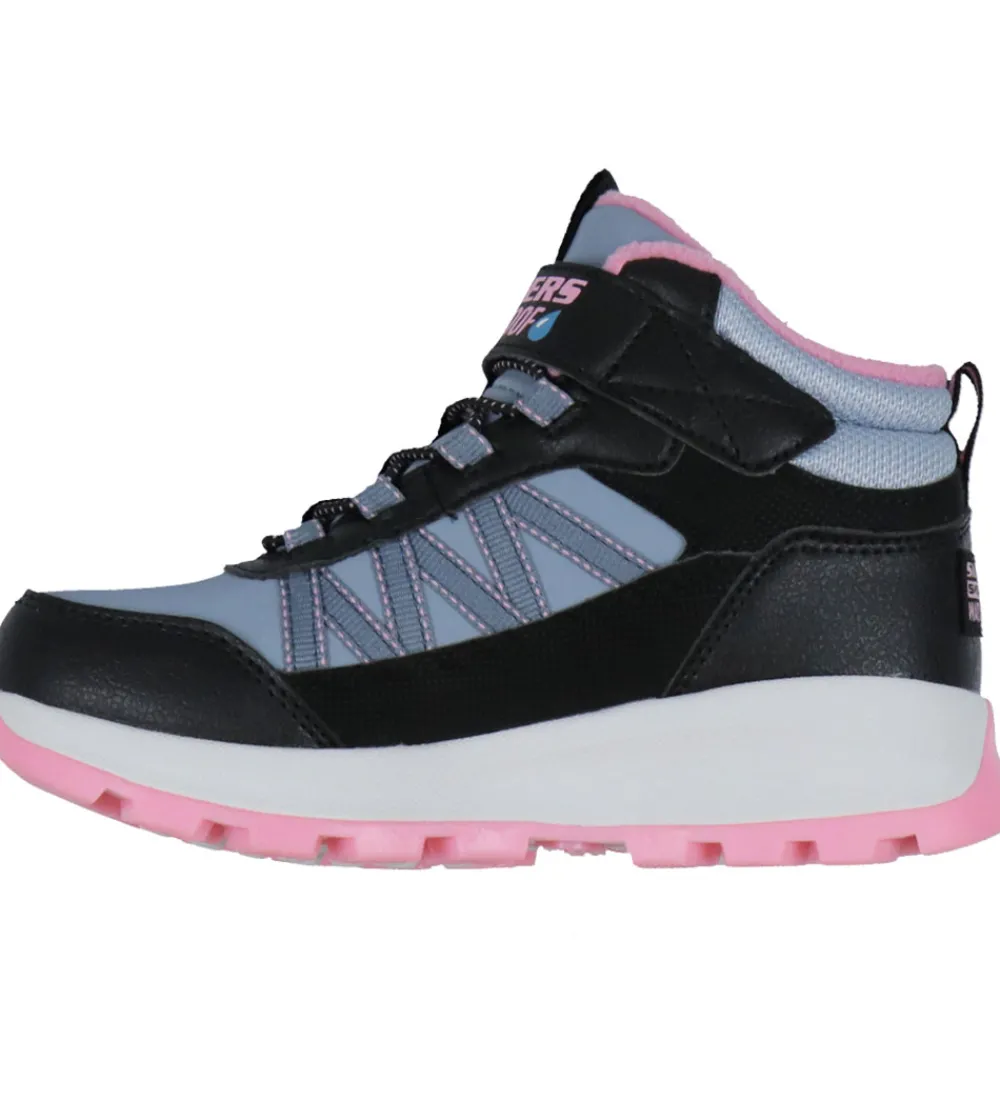 Skechers Støvler>Støvler - Storm Blazer - Tex - Black/Light Pink