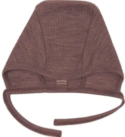 Børn Smallstuff Babyhjelme>Babyhjelm - Uld - Rose Brown