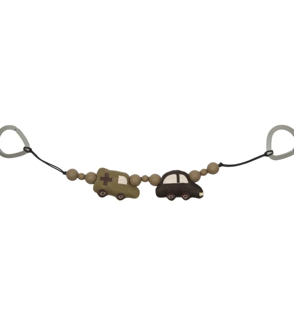 Smallstuff Barnevognskæder>Barnevognskæde - Engine - Dark Mole/Green