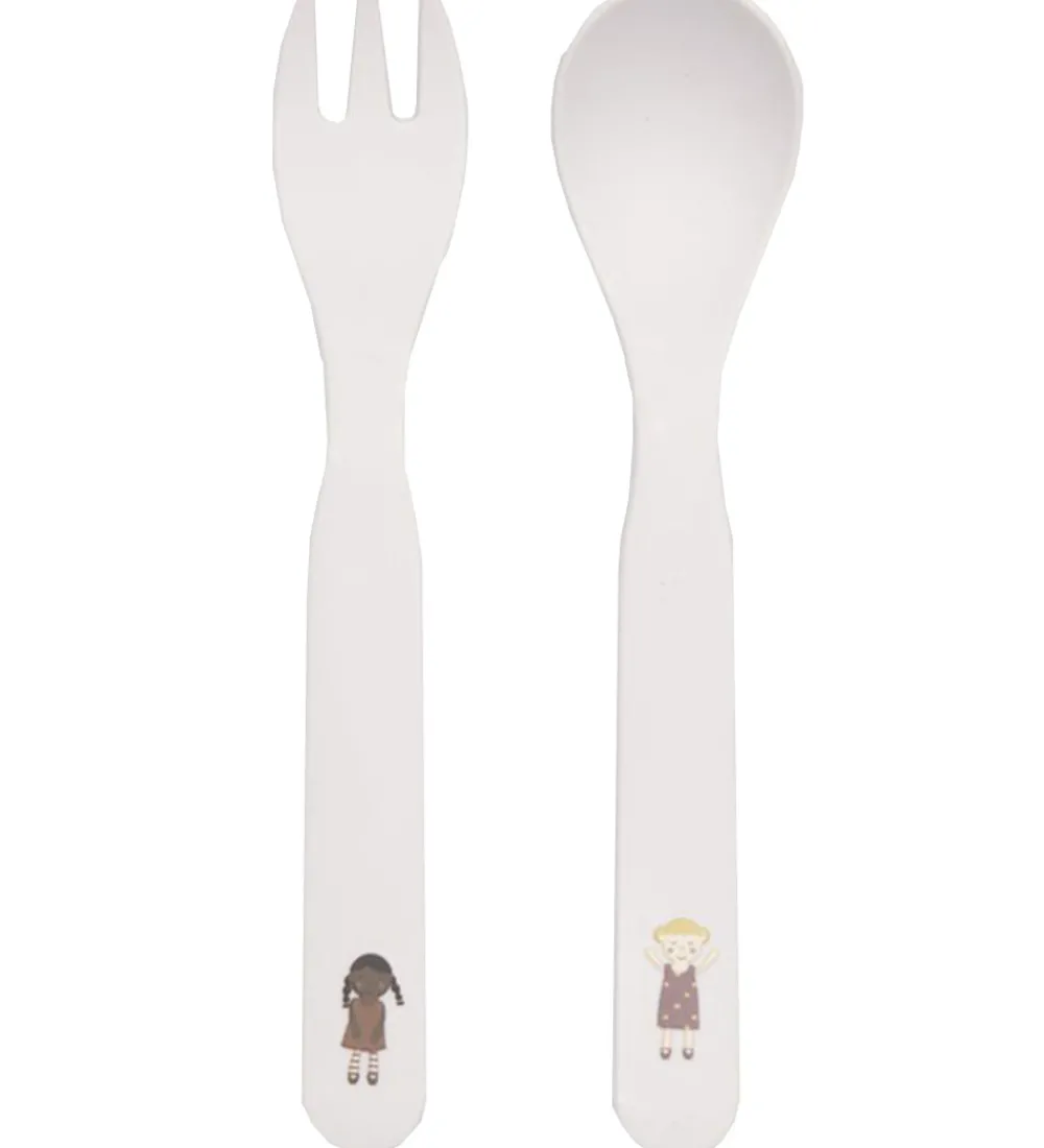 Børn Smallstuff Børnebestik|Babyskeer>Børnebestik - 2 Dele - Dolls