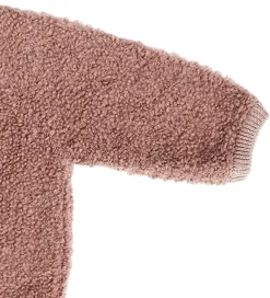 Børn Smallstuff Cardigans|Uld|Cardigan m. Lynlås - Uld - Rose