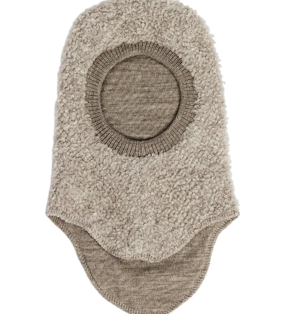 Børn Smallstuff Elefanthuer|Uld|Elefanthue - 2 lags - Uld - Natur Meleret