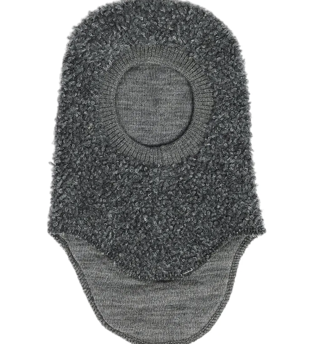 Børn Smallstuff Elefanthuer|Uld>Elefanthue - 2 lags - Uld - Grey Melange