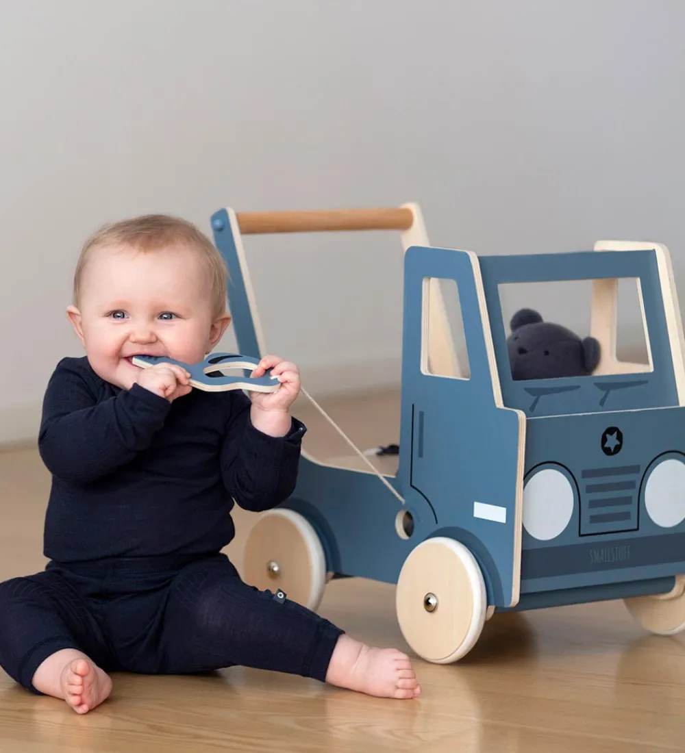 Smallstuff Gåvogne|Gåvogn - Lastbil - Blå